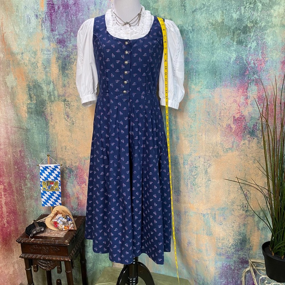 📌 Authentic traditional high-quality Bavarian Dirndl with Blouse and Apron - Picture 8 of 15